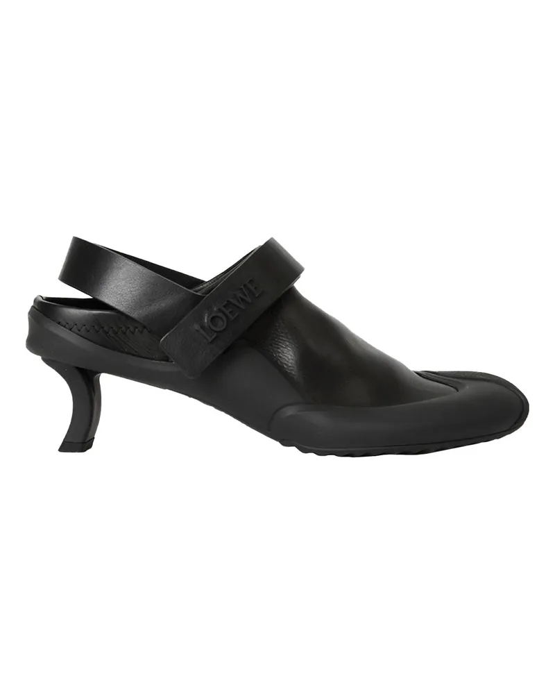 Loewe Stretch Dive Slingbacks Black