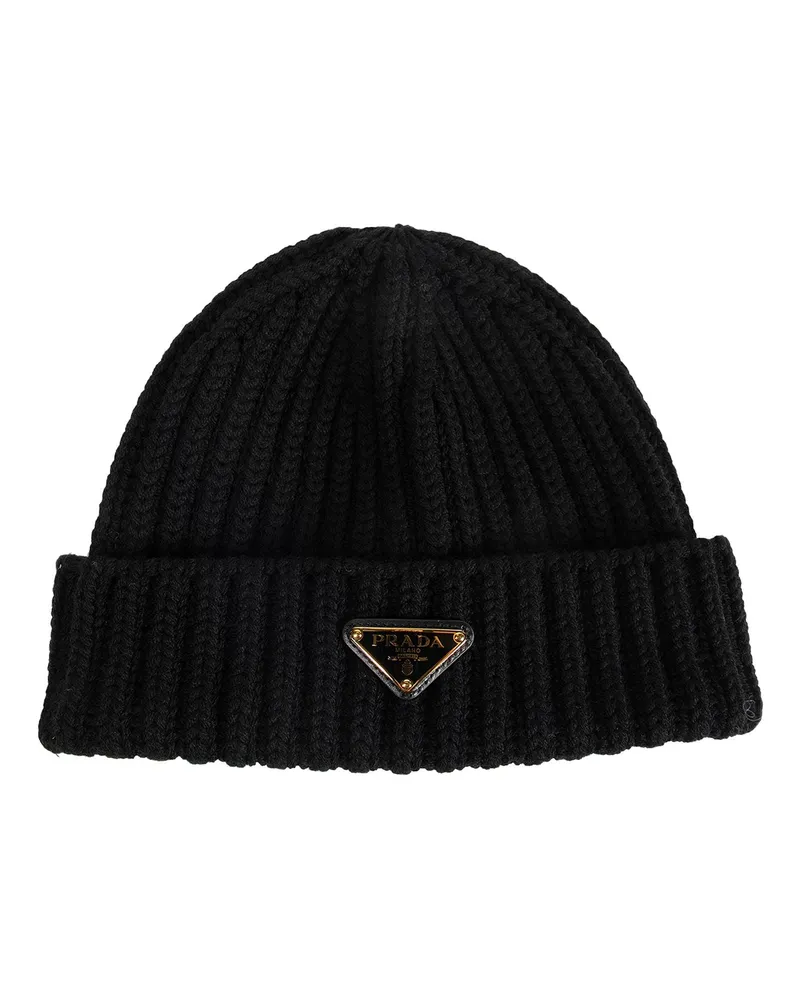 Prada Wool Beanie Black