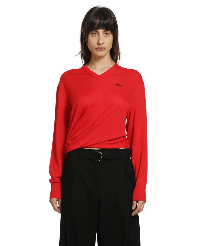 Loewe Draped Wool Sweater 
