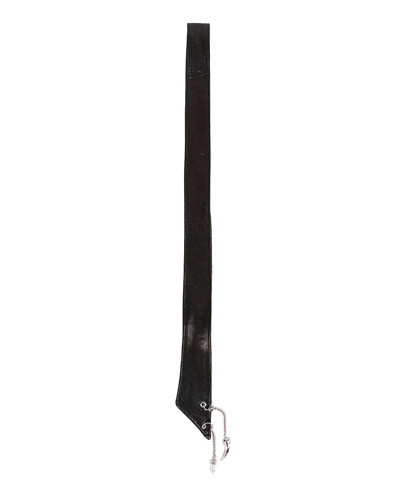 Ann Demeulemeester Resi Tie With Charms Black