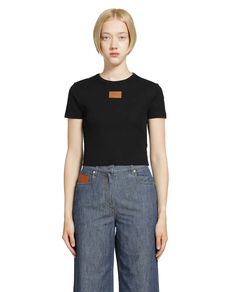 Fendi Jersey T-shirt Black