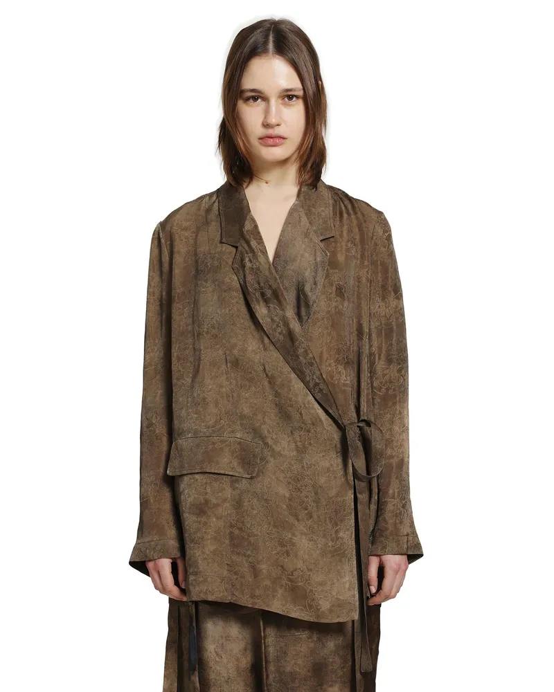 Uma Wang Khloe Jacket Brown