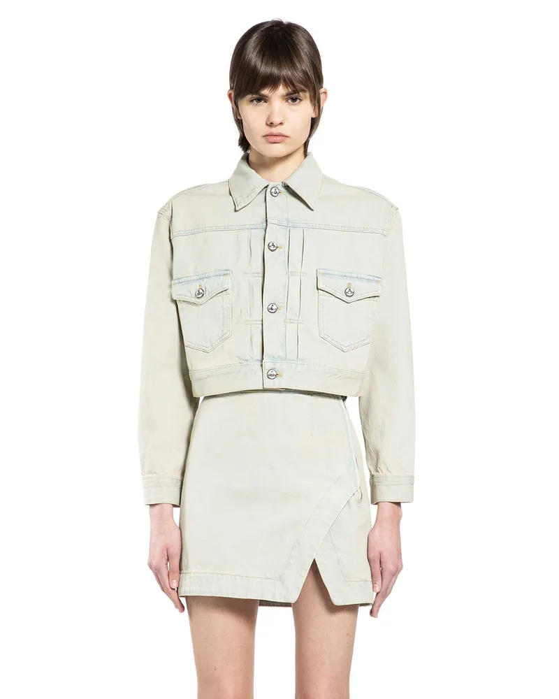 Vivienne Westwood Cropped Marlene Jacket Blue