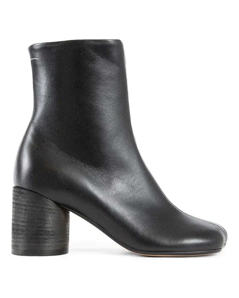 Maison Margiela Anatomic Ankle Boots In Nappa Leather Black