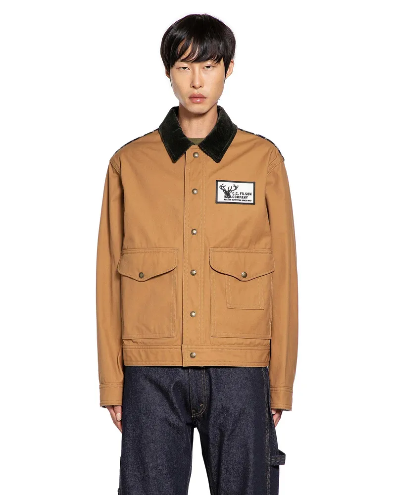 Junya Watanabe Paneled Jacket Beige
