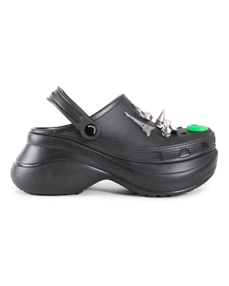 Balenciaga Crocs collaboration Mule Jibbitz Black