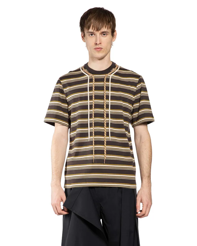 Craig Green Trek-Lace T-Shirt Brown