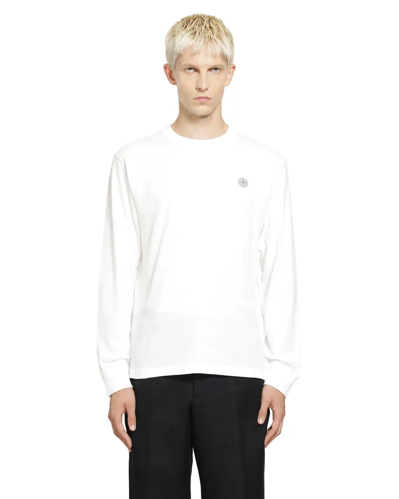 Stone Island Long Sleeve T-Shirt White