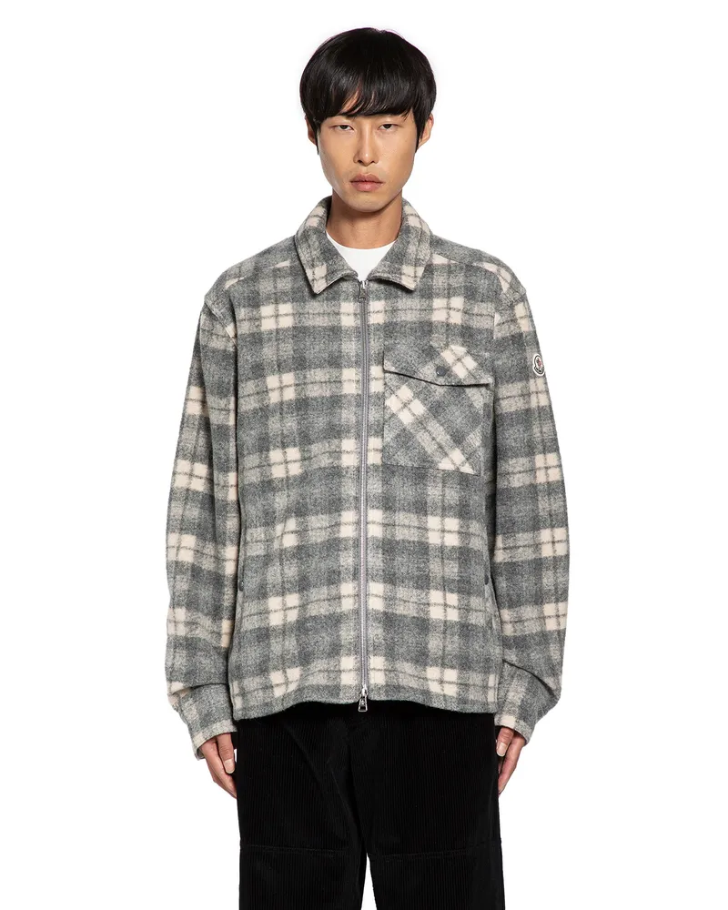 Moncler Tartan shirt Grey
