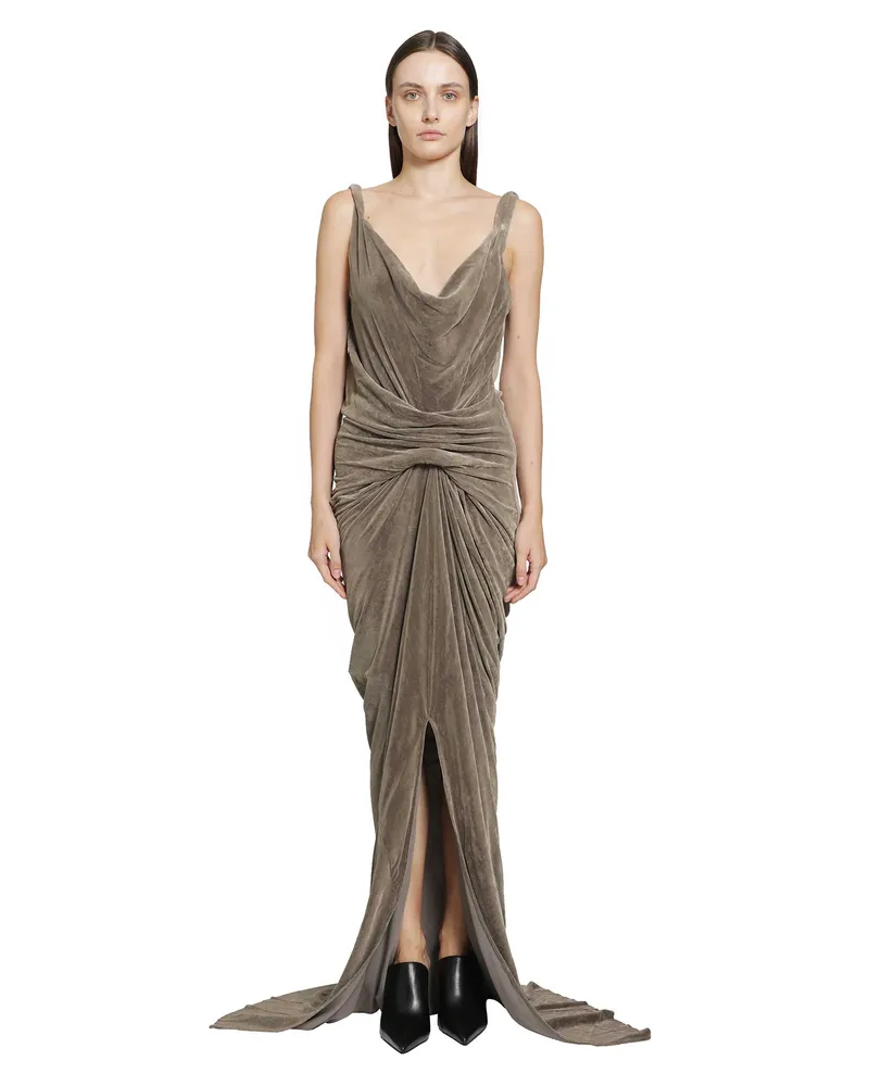 Rick Owens Tower Strutter Dress Beige