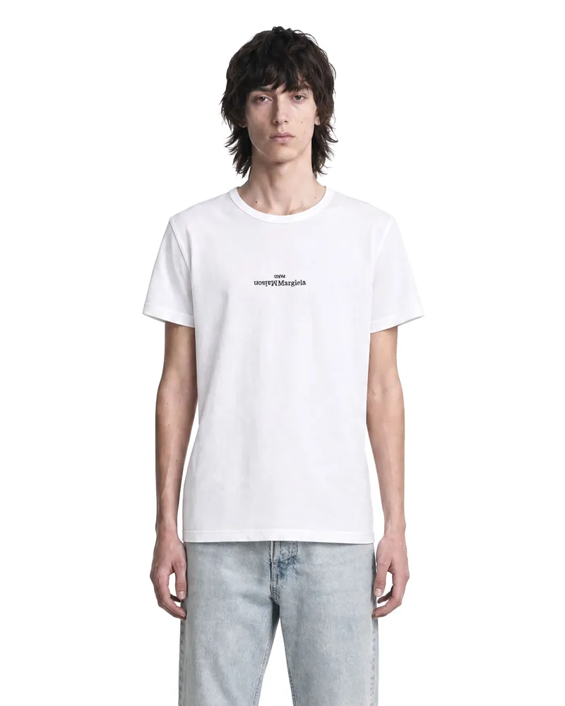 Maison Margiela Cotton Short Sleeve T-shirt White
