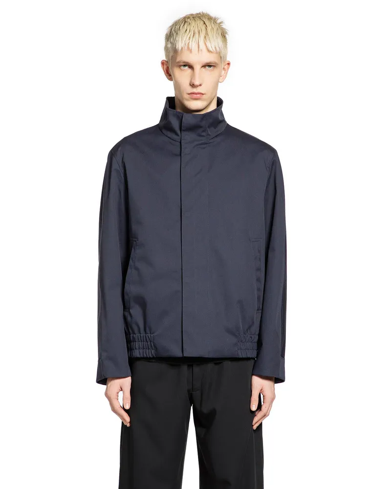 LARDINI Drill Jacket Blue