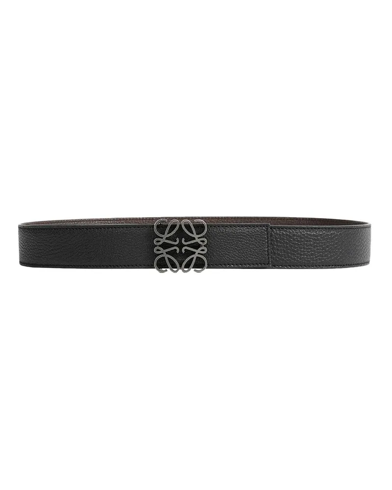Loewe Reversible Anagram Belt Black