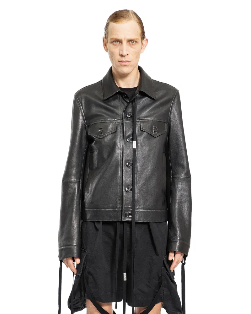 Ann Demeulemeester MAN BLACK JACKETS