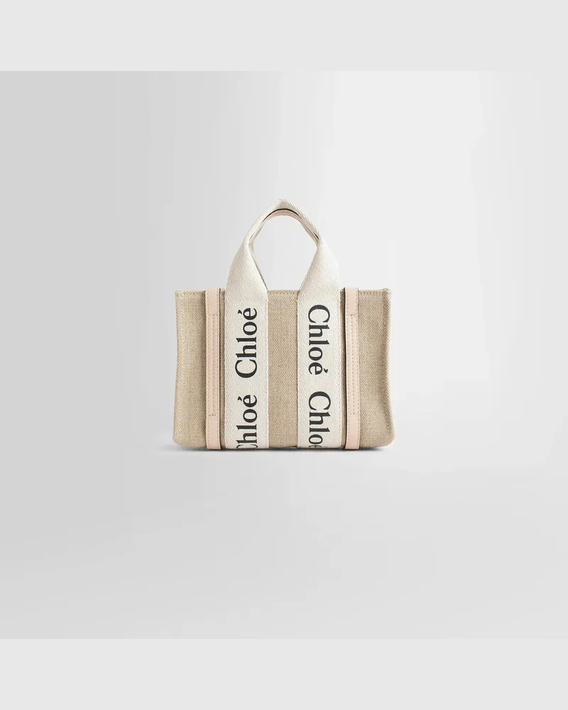 Chloé Mini woody tote bag Multicolor