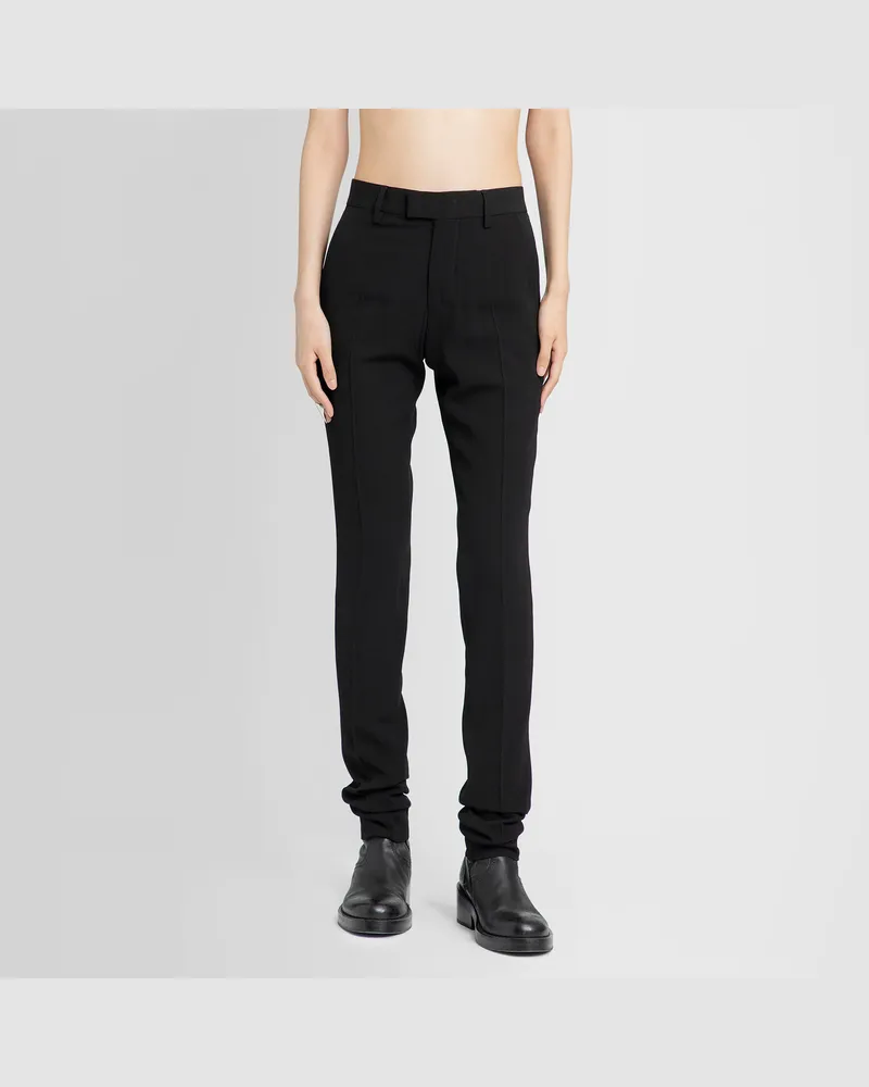 Ann Demeulemeester Shania Skinny Trousers Black