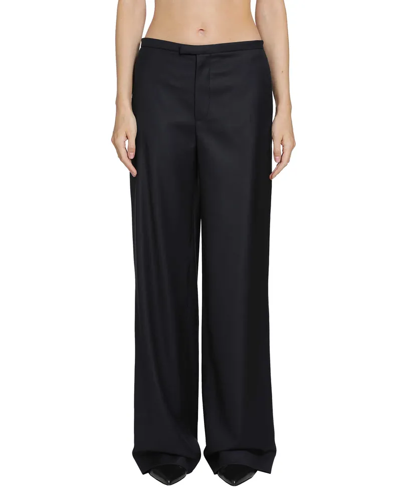 Gucci Light Wool Pants Blue