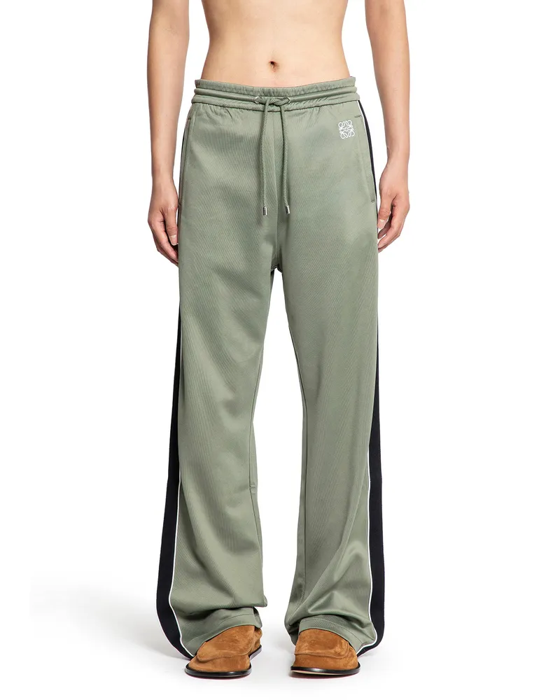 Loewe Tracksuit Trousers in Technical Jersey Green