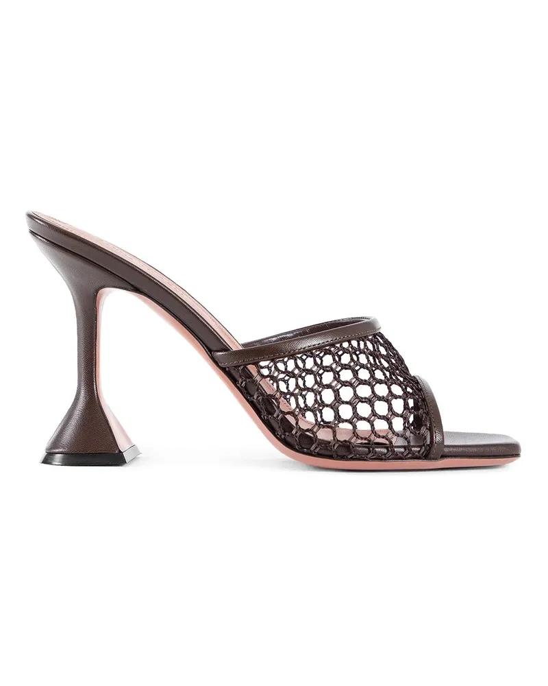 Amina Muaddi WOMAN BLACK MULES Black