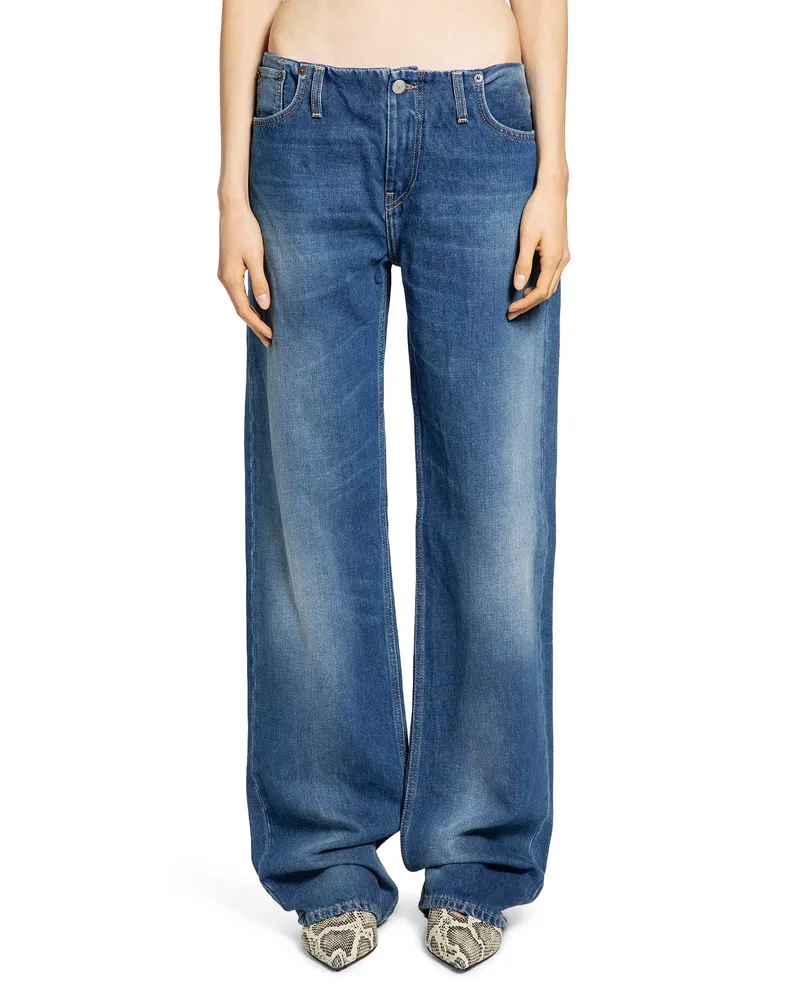 Acne Studios WOMAN BLUE JEANS Blue