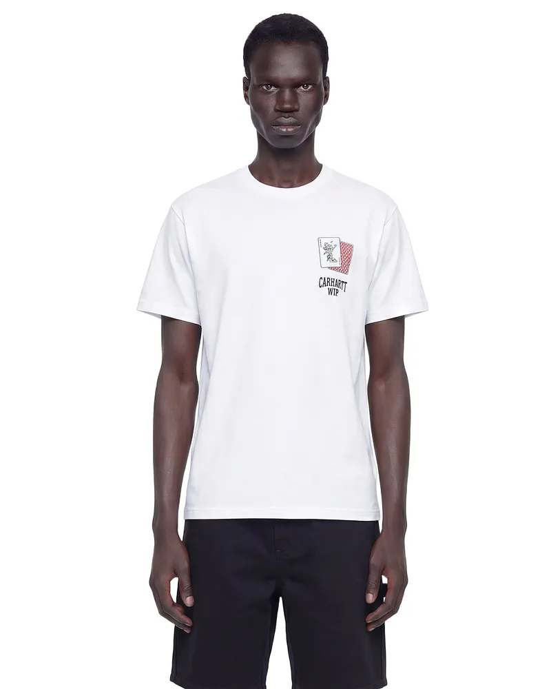 Carhartt WIP S/S Playing Cards T-Shirt White