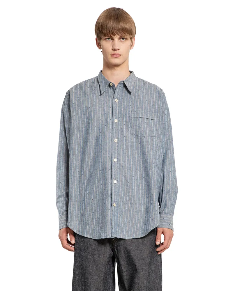 Taiga Takahashi MAN BLUE SHIRTS Blue