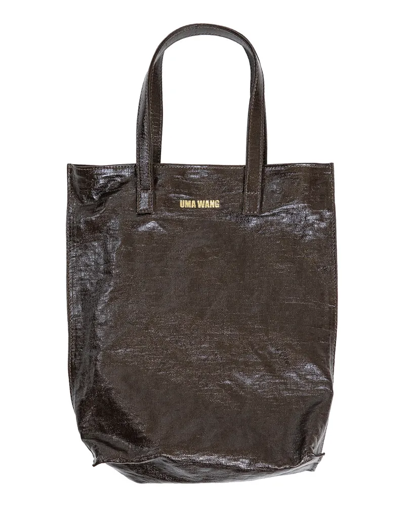 Uma Wang Medium Case canvas Brown