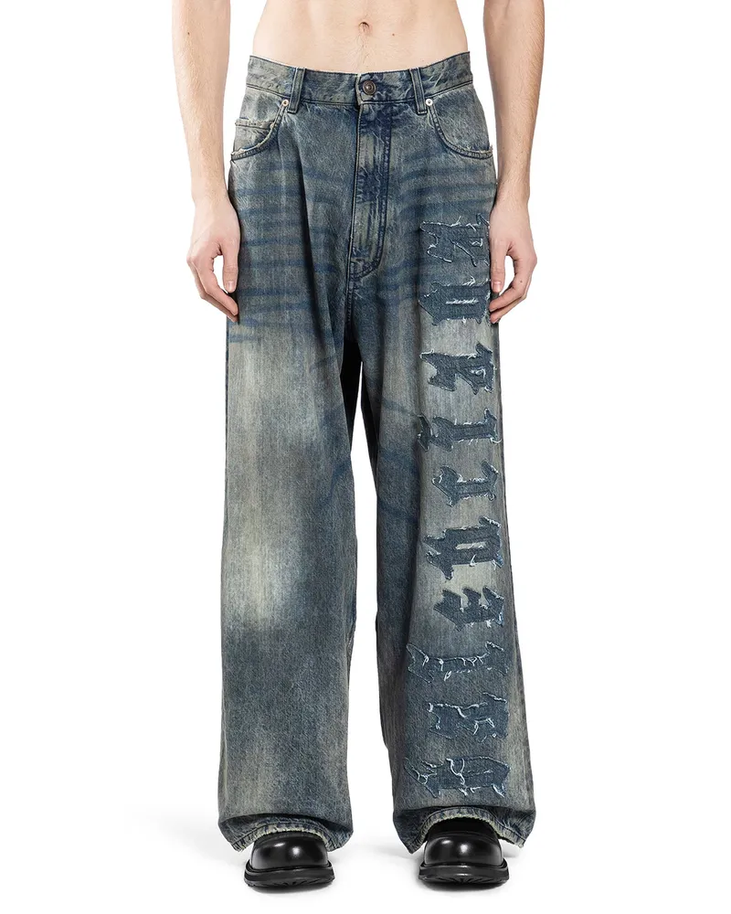 Balenciaga Minimal Baggy Jeans Blue