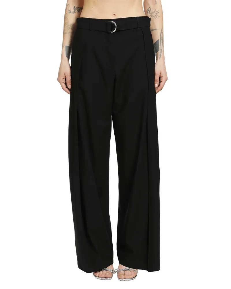 Loewe Belted Trousers Black