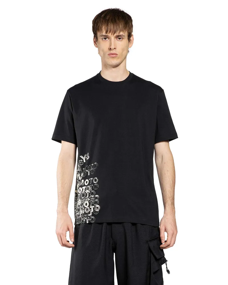 Y-3 GFX Short Sleeve T-Shirt Black