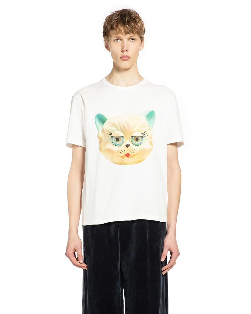 Valentino Garavani Chat de la Maison T-Shirt White