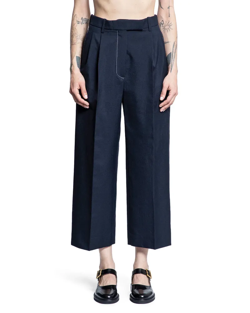 Thom Browne Pantaloni dell'uniforme scolastica Blue