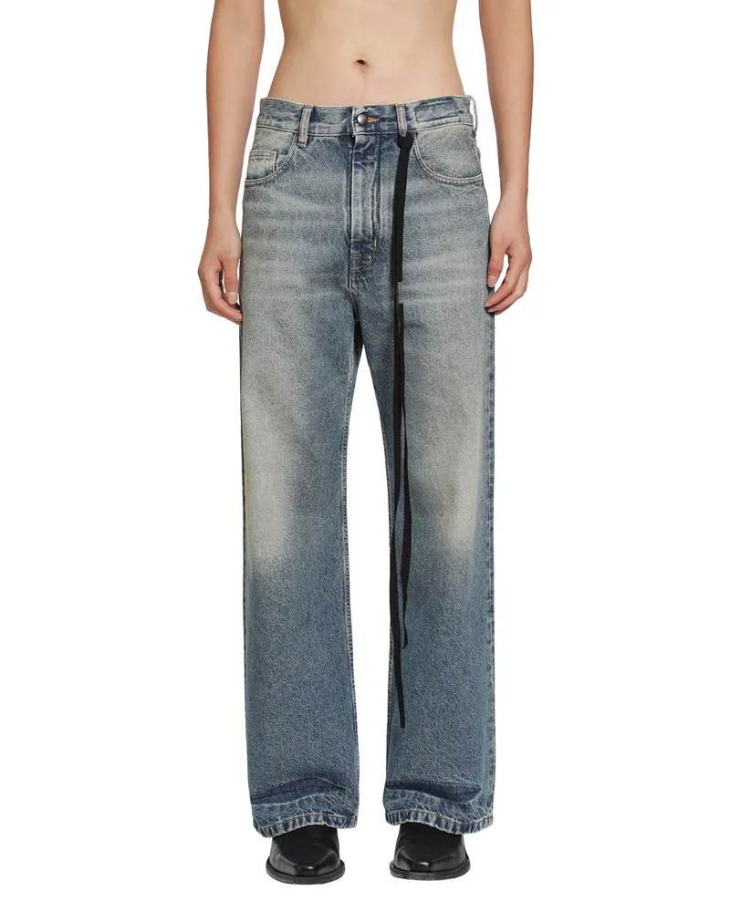 Ann Demeulemeester Alarik Flared Jeans Blue