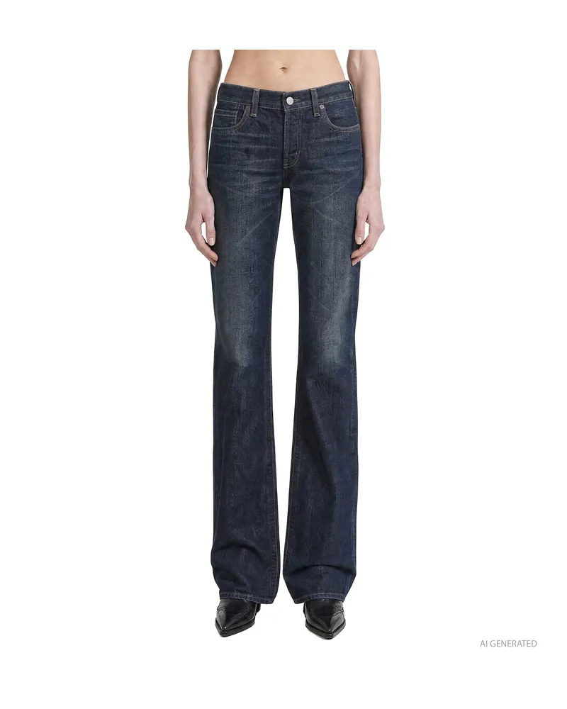Acne Studios Regular Fit Jeans 2009 Blue