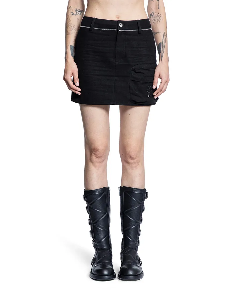 Moncler Willow Smith Collaboration Cargo Skirt Black