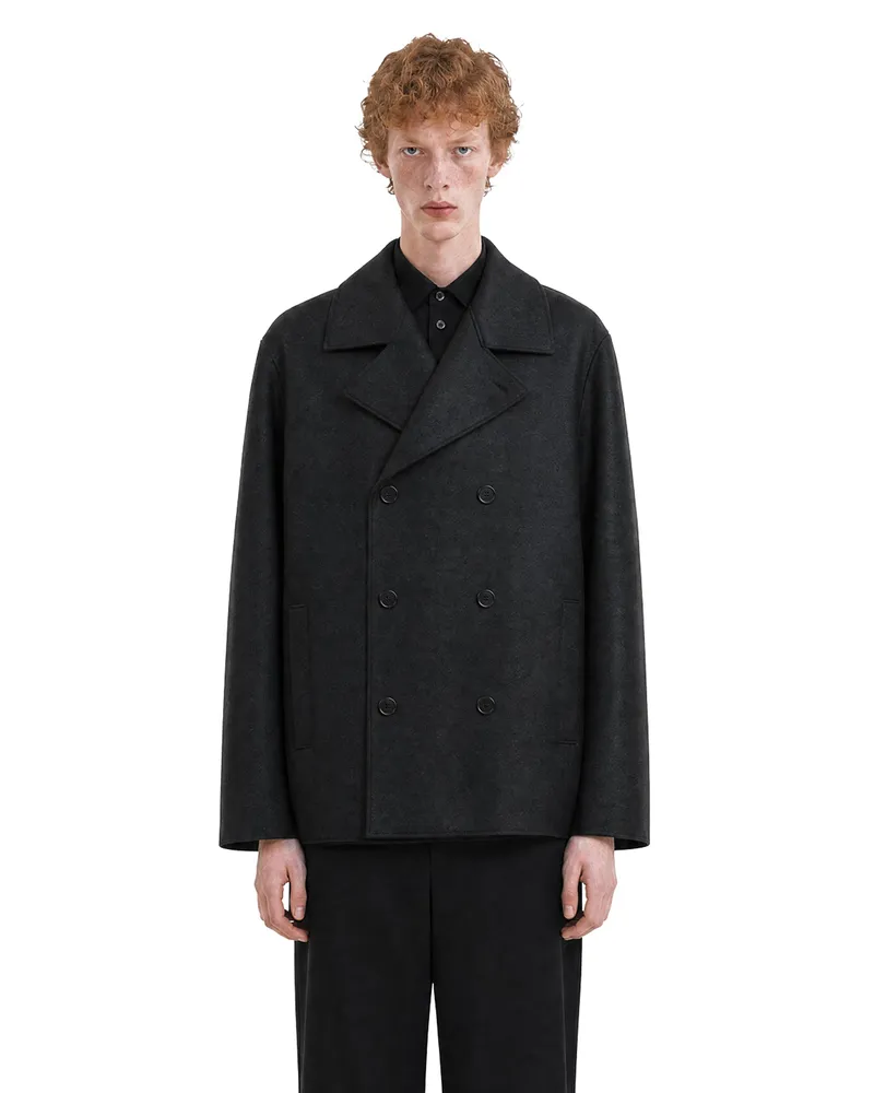 Harris Wharf London Nehru Jacket Black