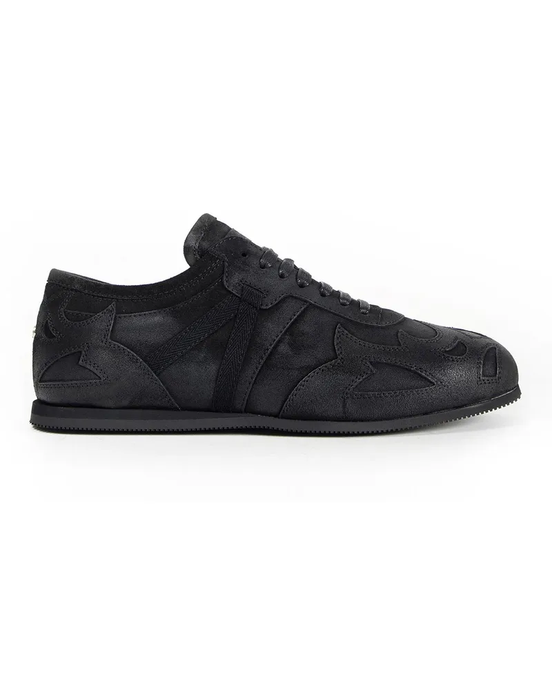 Ann Demeulemeester Milton Low-Top Boxing Sneakers Black