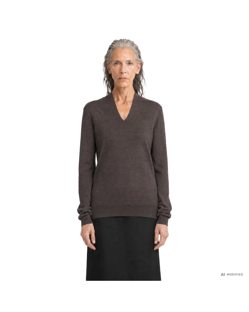 The Row Quovine Top Brown