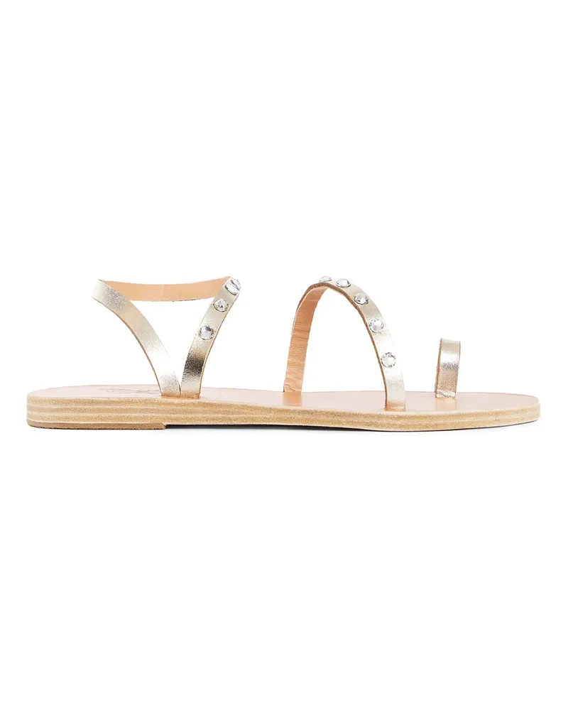 Ancient Greek Sandals Collaborazione Swarovski Sandali Marilyn Silver