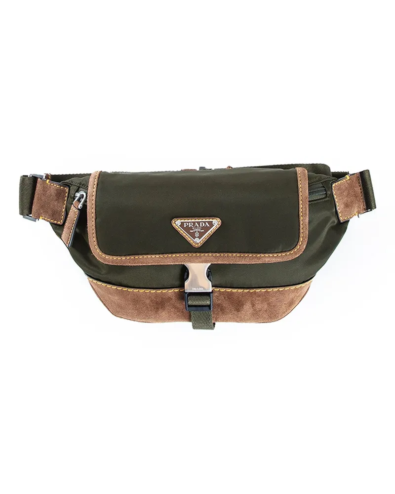 Prada Re-Nylon and Suede Belt Bag 