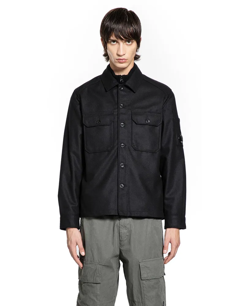 C.P. Company C. P. COMPANY MAN BLACK JACKETS Black