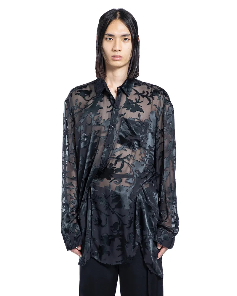 Ann Demeulemeester Mark High Comfort Shirt Black