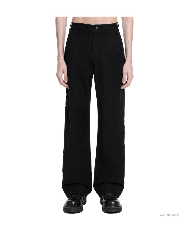 Taiga Takahashi LOT.202 Engineer Trousers Black