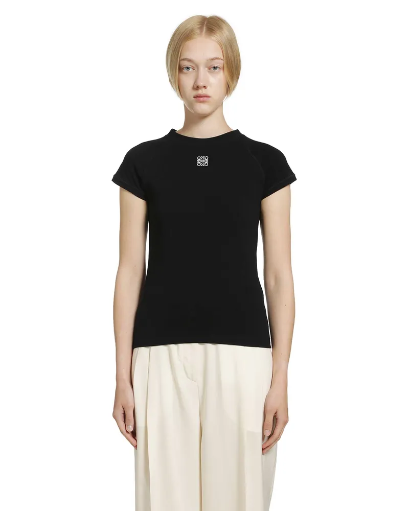 Loewe Small Fit T-Shirt in Cotton Blend Black