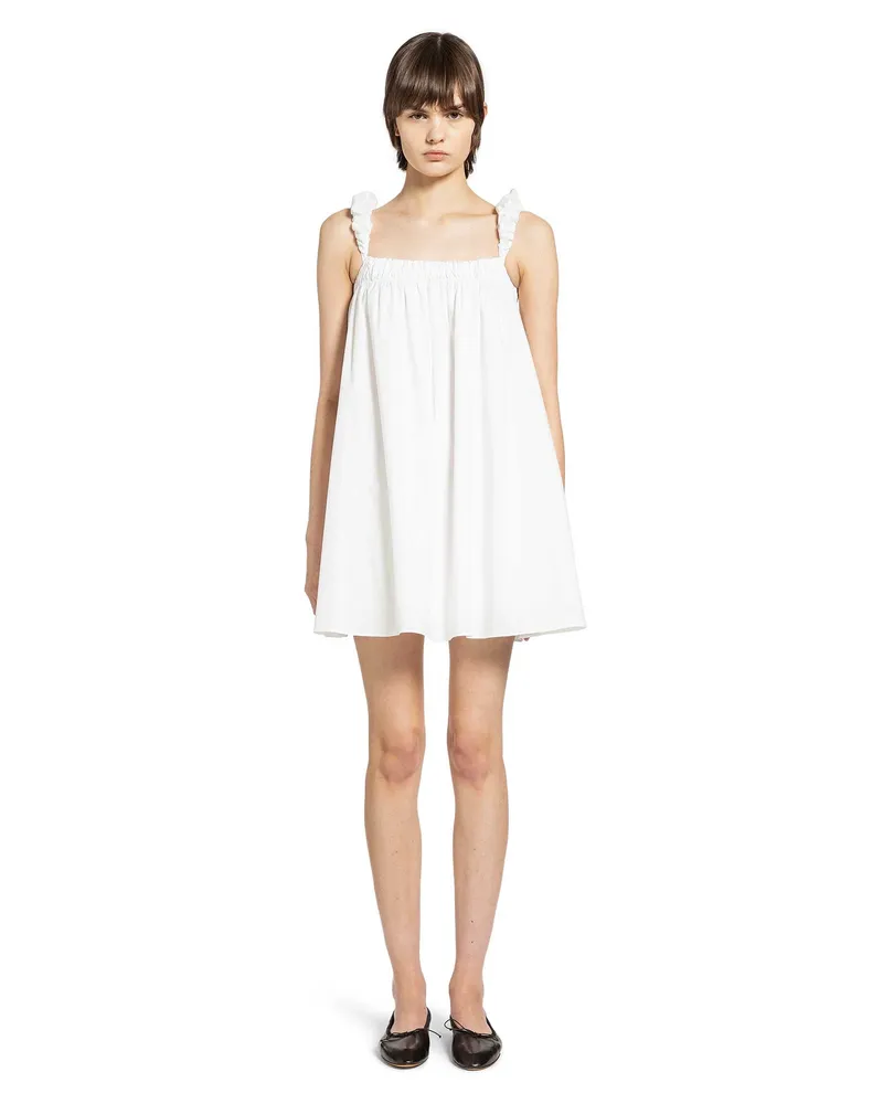 STAUD Beau Dress White