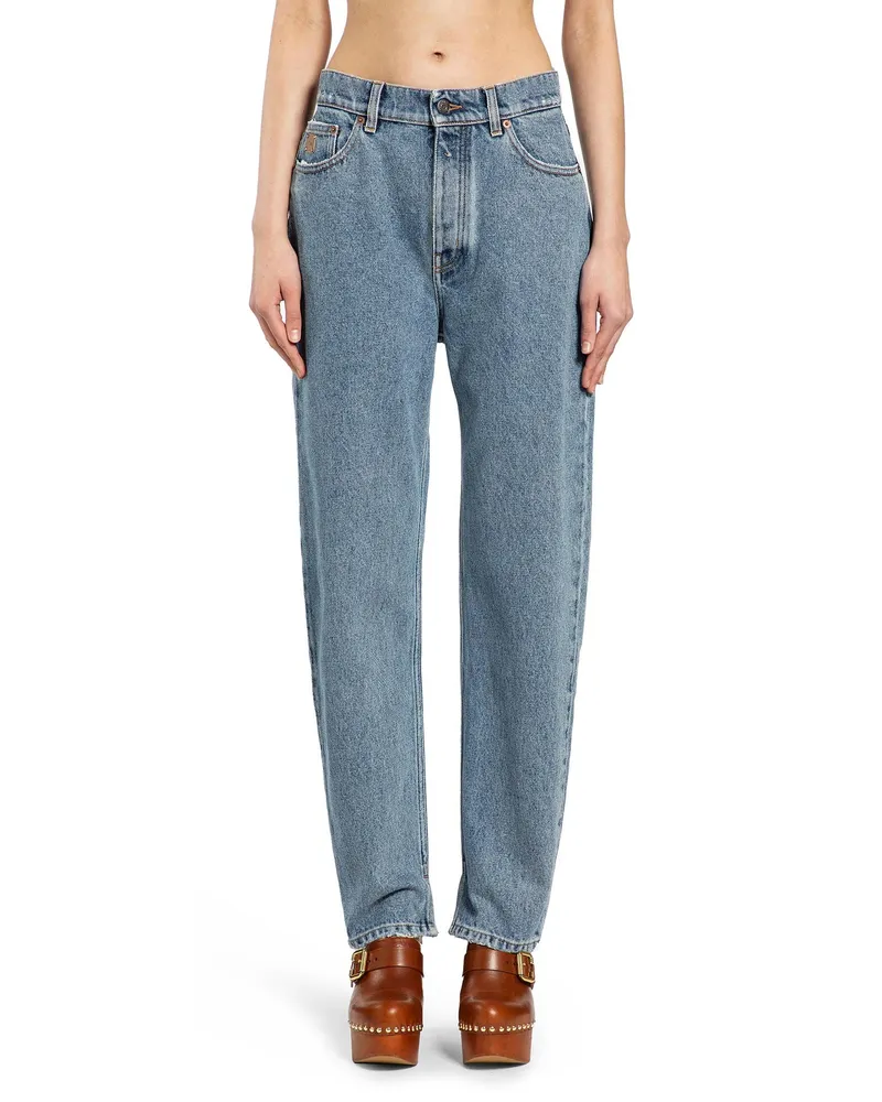 Chloé High-rise Tapered Jeans Blue