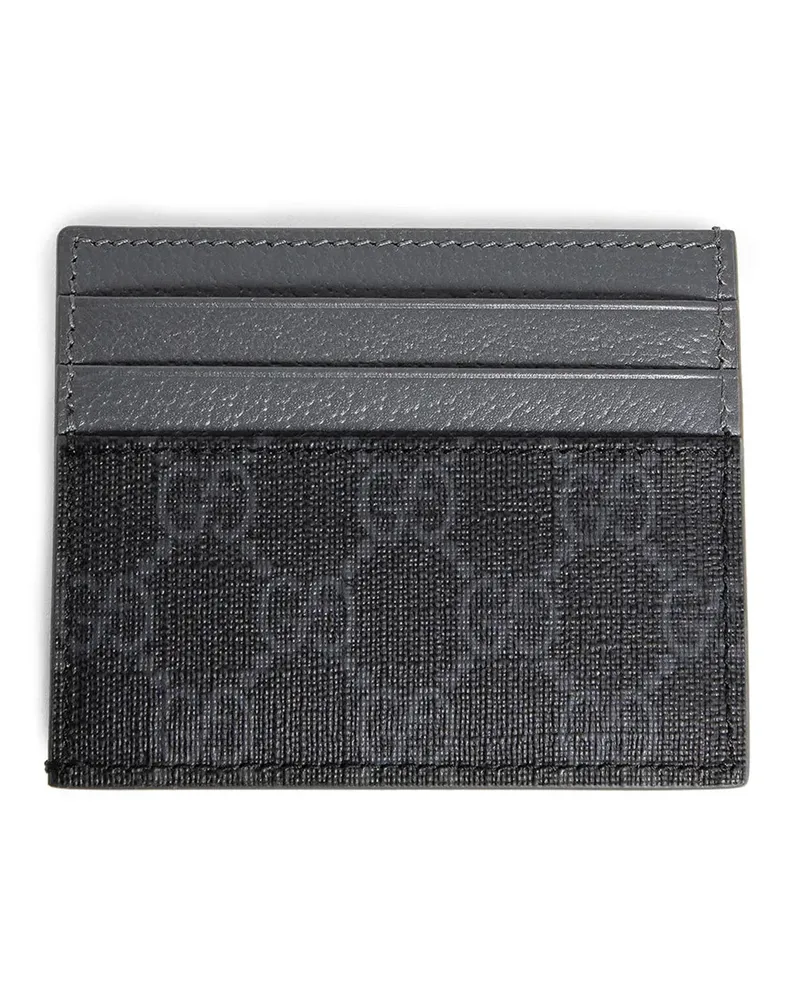 Gucci GG Supreme canvas Card Case Black