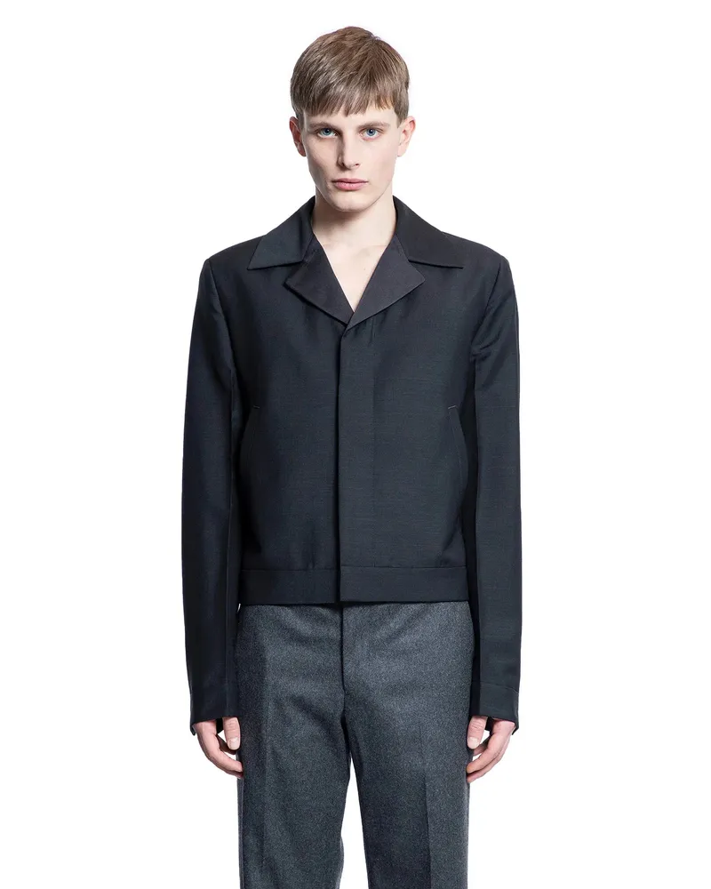Prada Kid Mohair Jacket Black