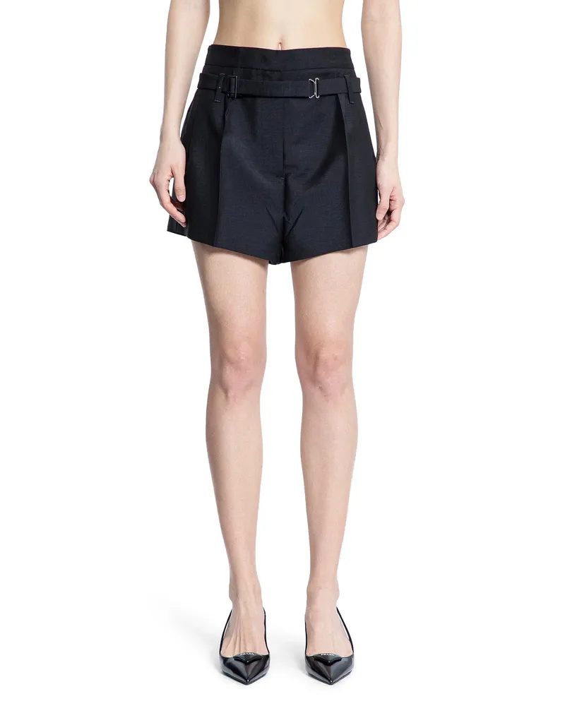 Prada Pantaloncini in Kid Mohair Black