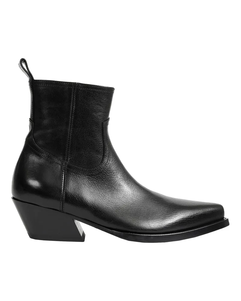 Ann Demeulemeester Imme Pointy Ankle Boots Black